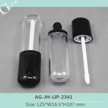 AG-JH-labio-2341 AGPM cosméticos envases personalizados labios única Oblata acrílico transparente brillo de contenedores